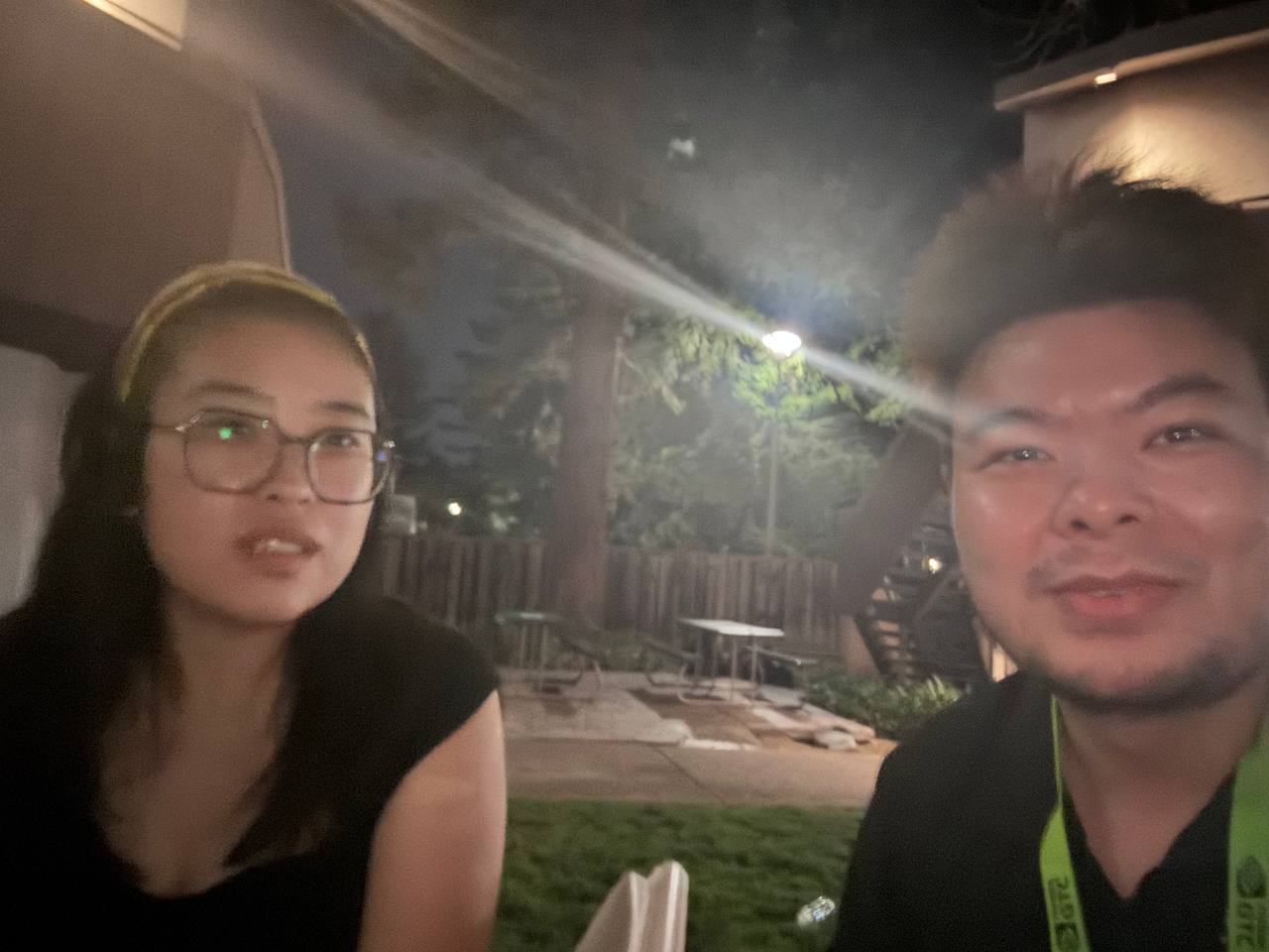 With Apple friend at GTC 2025